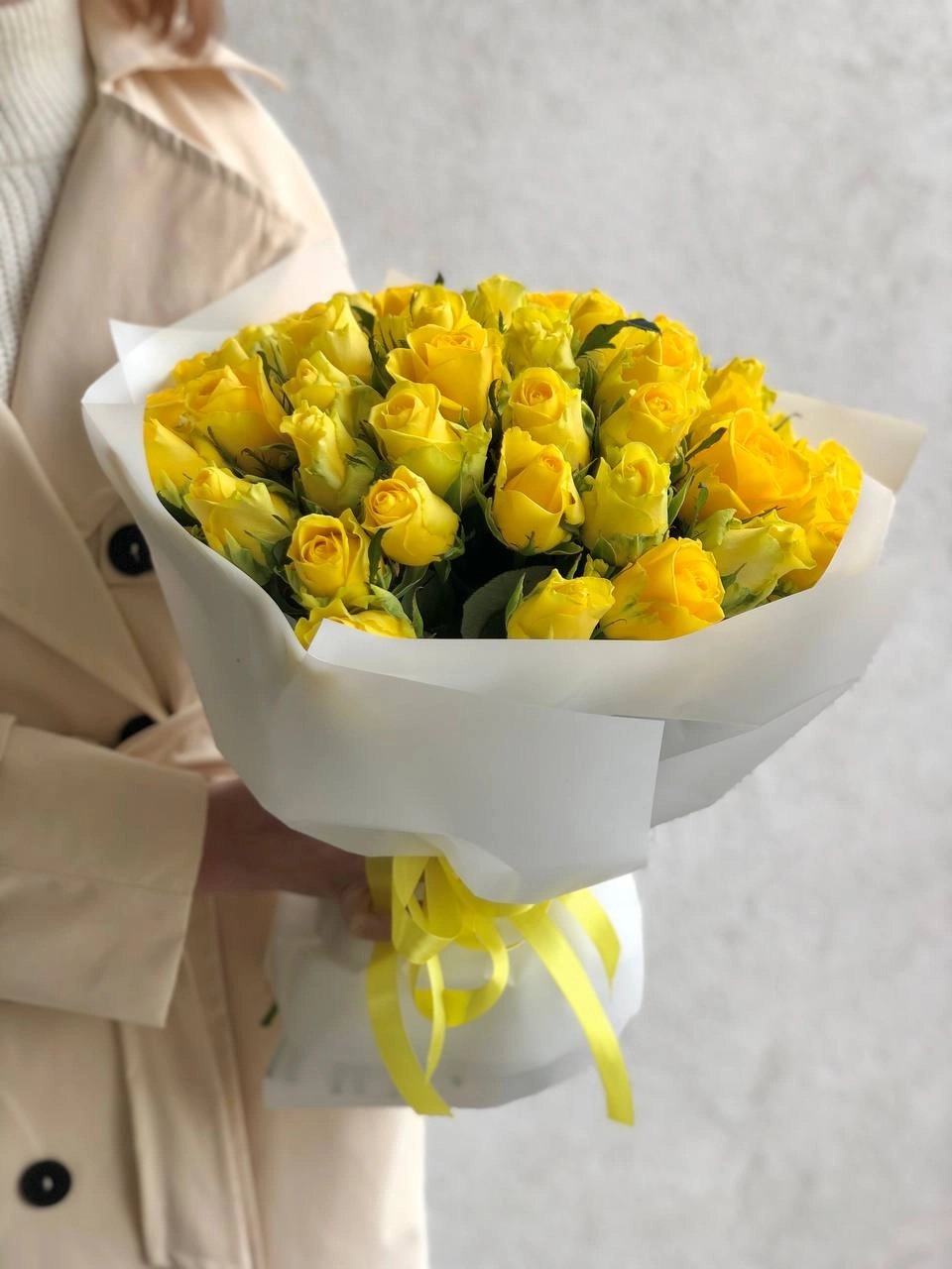 Картинка Букет из 51 солнечной розы "Эпоха" 50 см