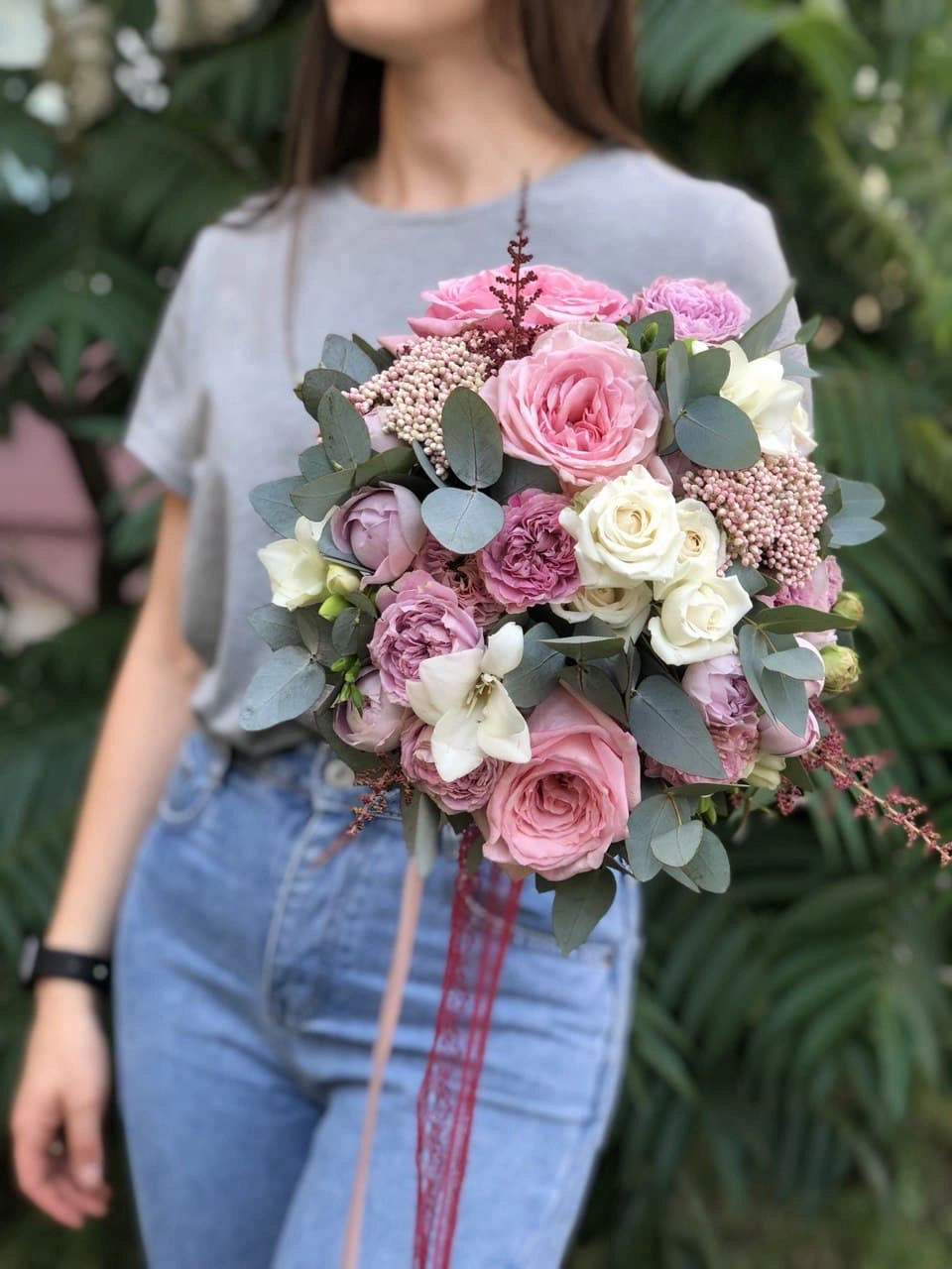 Картинка Свадебный букет "Акценты любви"