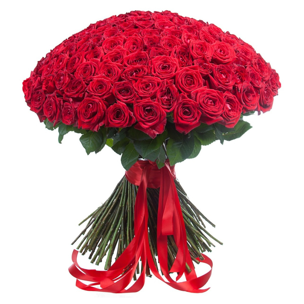 Картинка Букет из 151 розы "BIG LOVE" 60 см